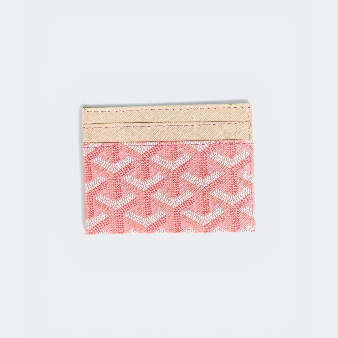Goyard card holder Pink