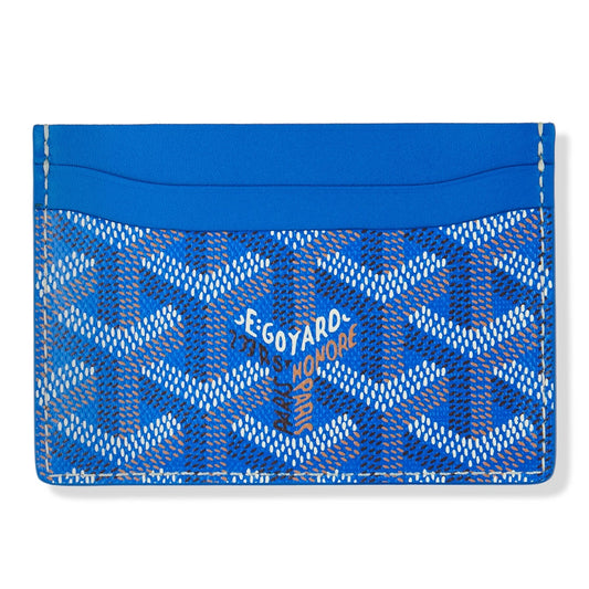Goyard card holder Blue