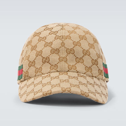 GG Canvas Web Stripe baseball cap