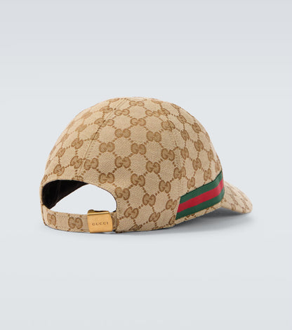 GG Canvas Web Stripe baseball cap