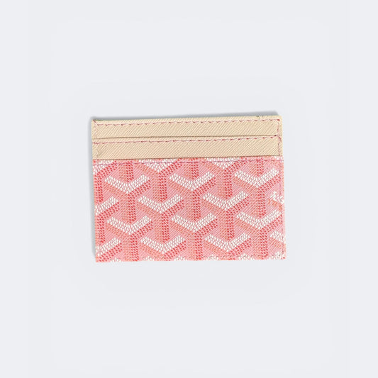 Goyard card holder Pink